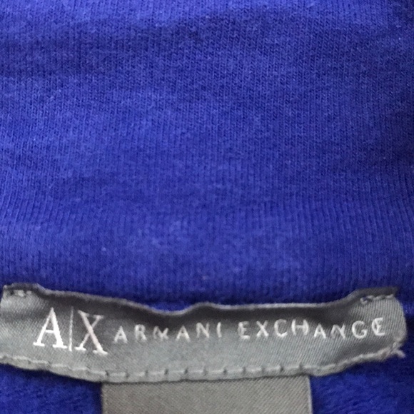 Armani Exchange Sweaters Armani Exchange Zip Up Sweater In Blue